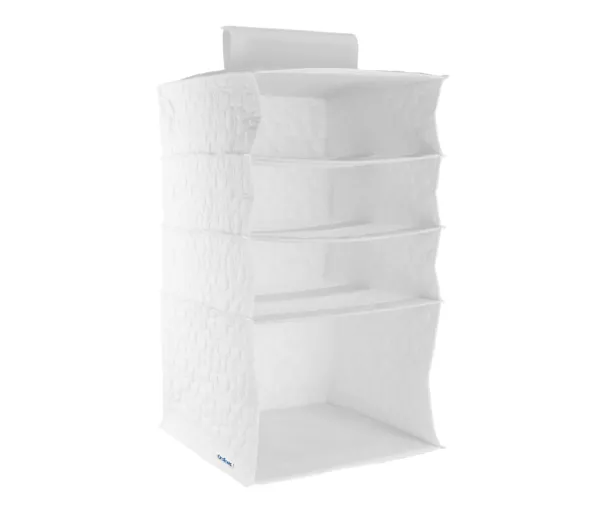 Hanging organizer with 4 shelves 30x30x50cm Cotton