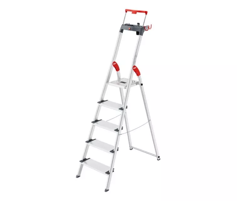 Buitinės kopėčios L84 ComfortLine / aliuminio / 5 pakopų