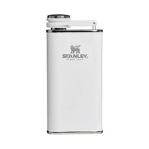 Blašķe The Easy-Fill Wide Mouth Flask 0,23L glancēti balta 