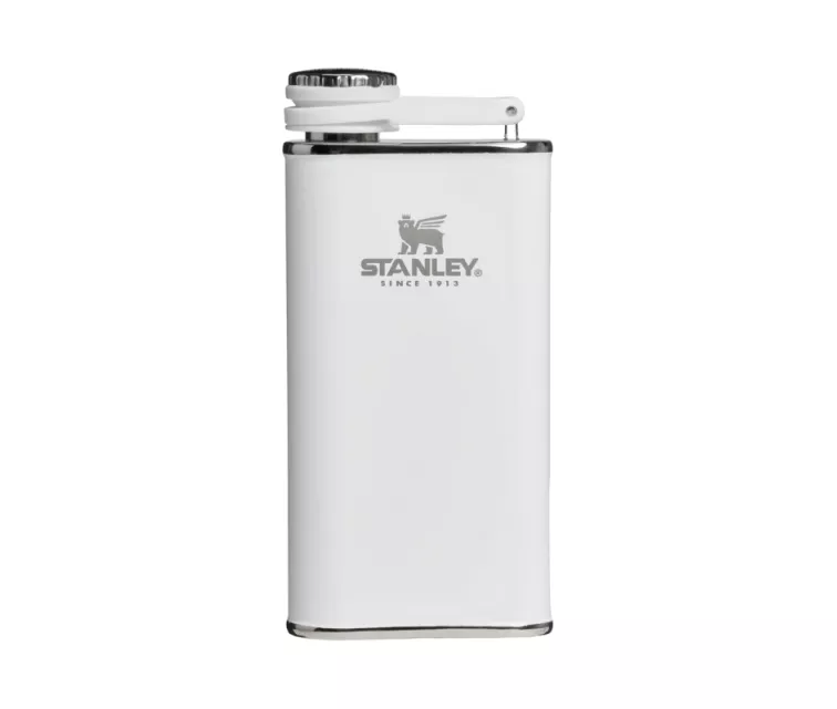 Blašķe The Easy-Fill Wide Mouth Flask 0,23L glancēti balta