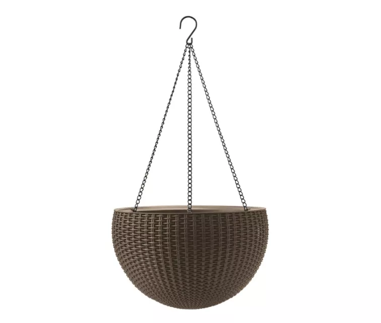 Riputatavad lillepotid Keter Sphere, 8.6 L, moka, 8 tk