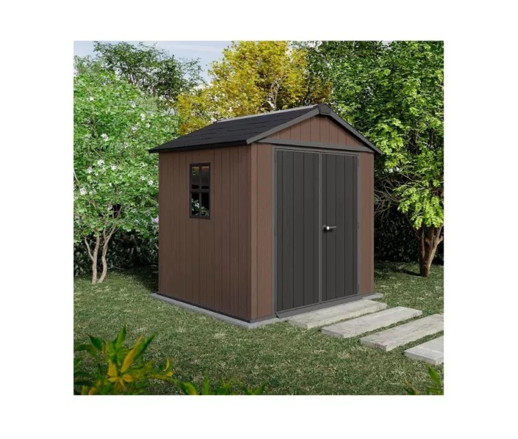Garden shed Newton Plus 7x7.5 brown