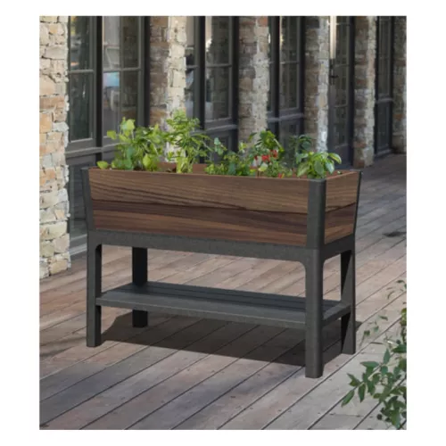 Puķu pods Deco Elevated Garden Bed 48L Walnut