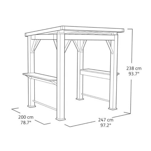 Lapene Grill Gazebo