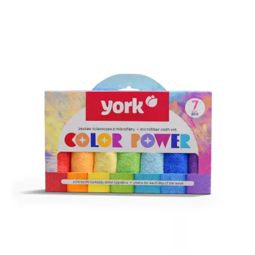 Mikropluošto šluosčių rinkinys „Color Power“ 7 vnt.