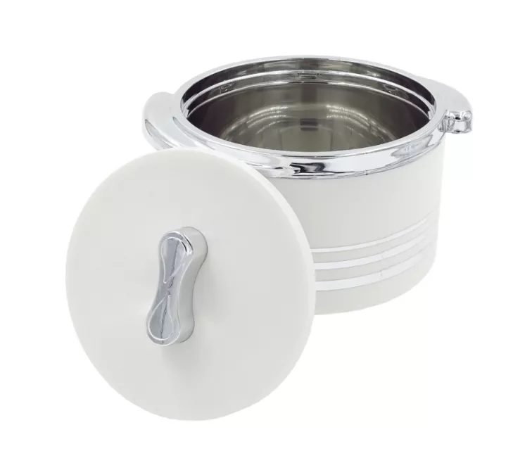 Termotrauks 1,5L balts/hromēts