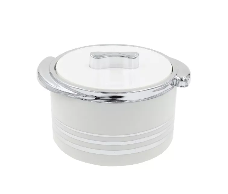 Termotrauks 1,5L balts/hromēts