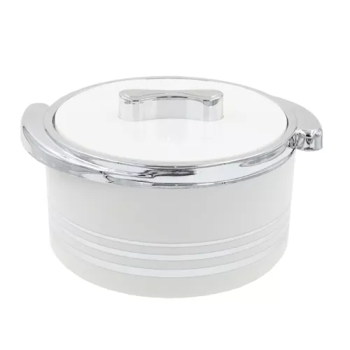 Termotrauks 2,5L balts/hromēts