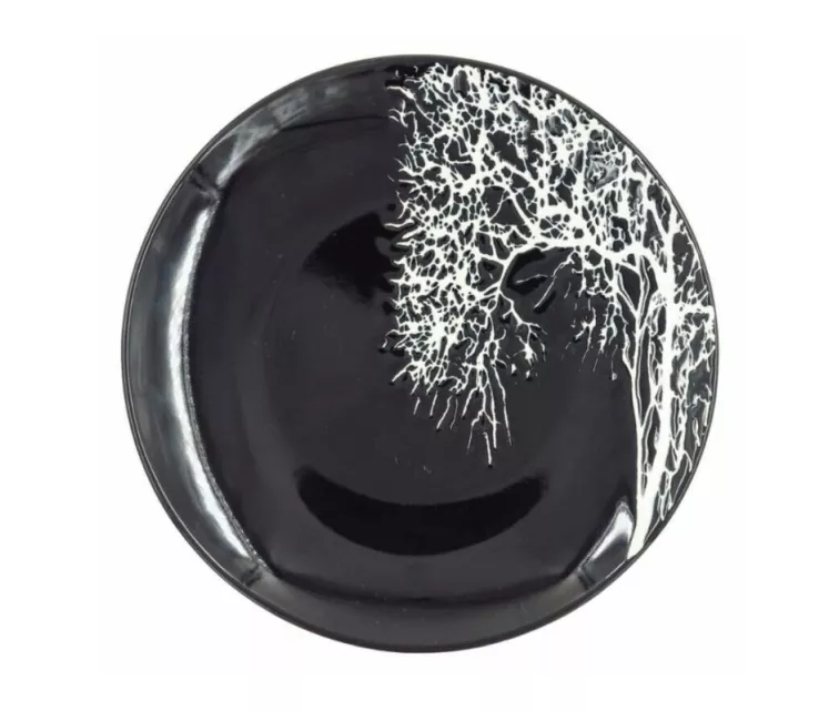 Šķīvis "Tree" Ø20,5cm melns