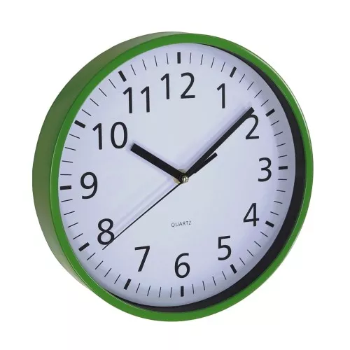 Wall clock Ø25,5cm green