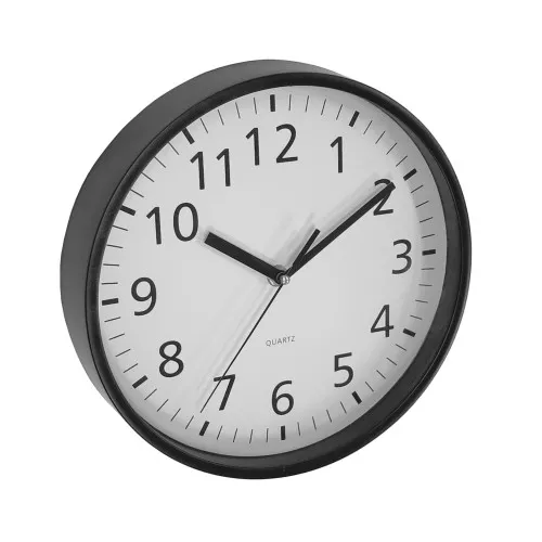 Wall clock Ø25,5cm black