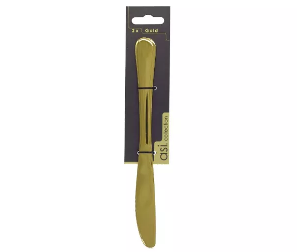 Knives 2 pcs. Gold 4.0mm