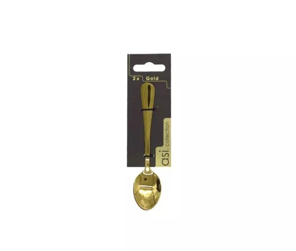 Teaspoons 2 pcs. Gold1.5mm