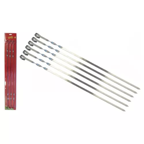 Набор шампуров 6 шт. / 60 см / 1,5 мм