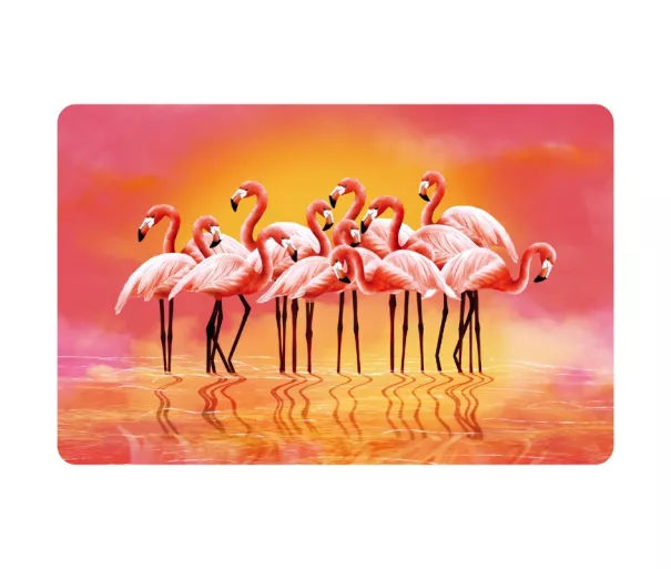 Placemat 43.5x28cm flamingo