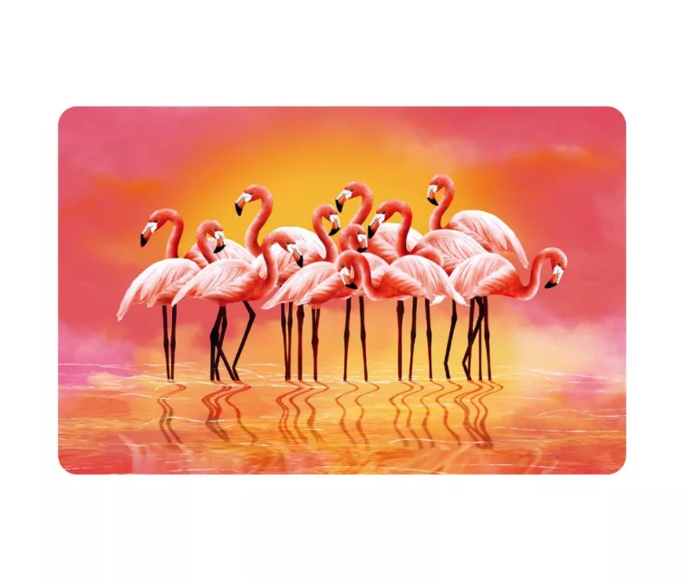 Stalo kilimėlis 43,5x28cm flamingo
