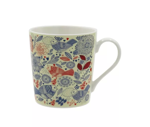 Mug "Birds and flowers" 350ml