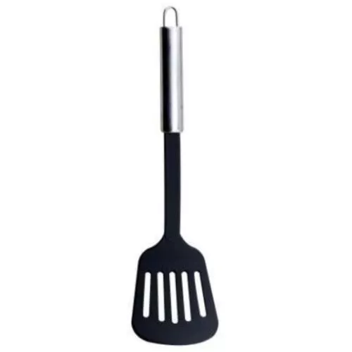 Nailoninė / nerūdijančio plieno mentelė su plyšiais