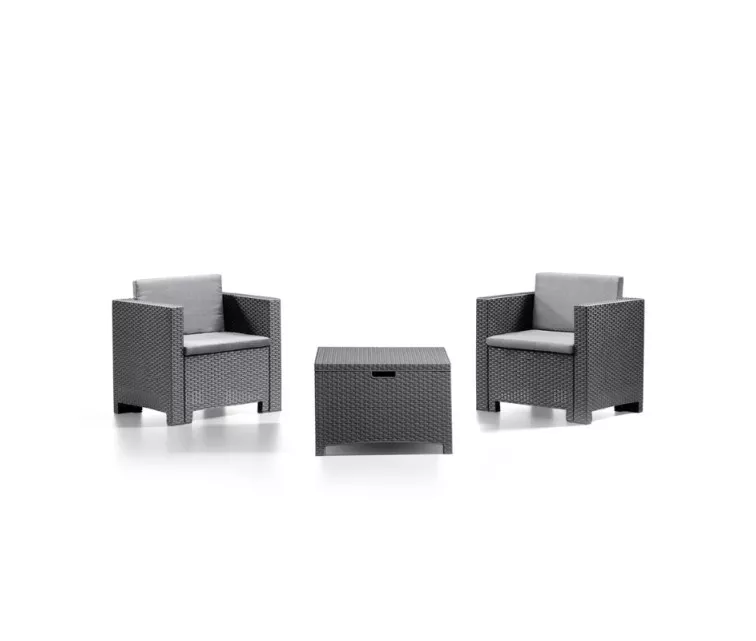 Garden furniture set Set Colorado 2 gray