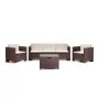 Garden furniture set Set Colorado 3 brown