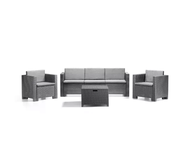 Garden furniture set Set Colorado 3 grey