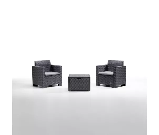 Garden furniture set Set Nebraska Terrace grey
