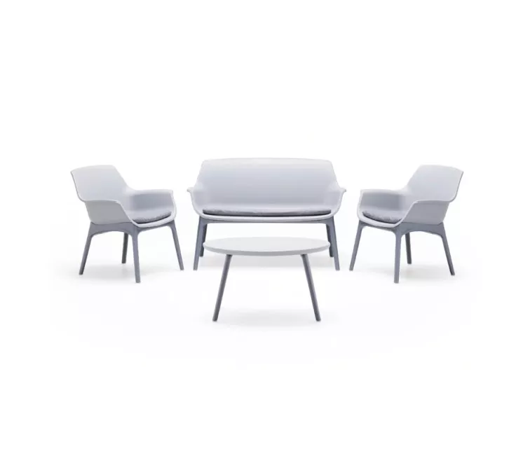 Комплект садовой мебели Luxor Lounge Set белый/серый