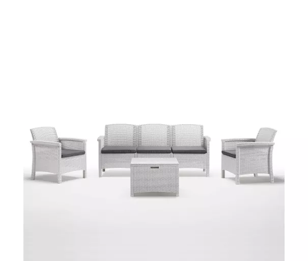 Garden furniture set Set Venezia 3 white
