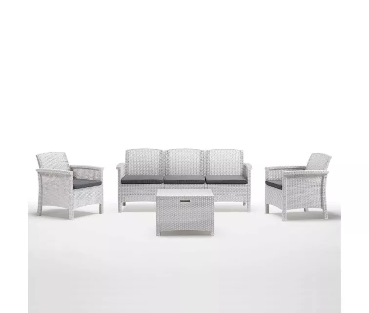 Комплект садовой мебели Набор Venezia 3 белый