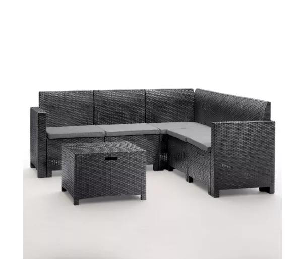 Garden furniture set Set Nebraska Corner grey