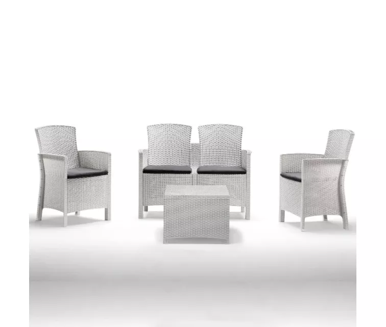 Комплект садовой мебели Set Lido 2 Storage белый