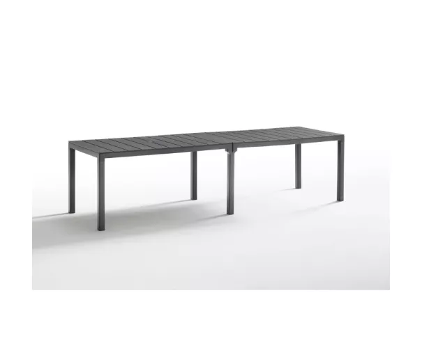 Dārza galds King Double Dining Table melns