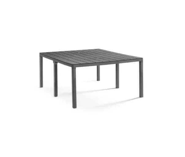 Dārza galds King Double Dining Table melns