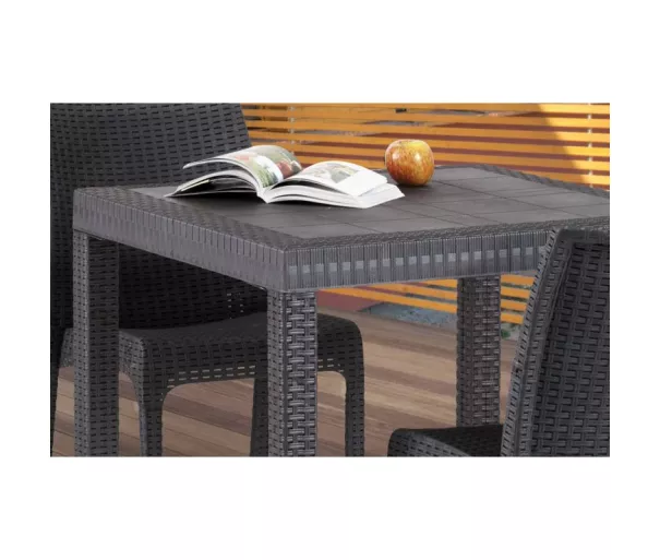 Garden table Dallas grey