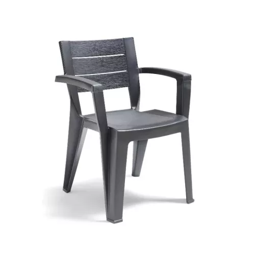 Dārza krēsls Emma melns