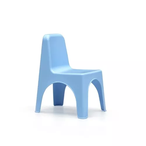 Vaikiška kėdutė Mida asorti, šviesiai mėlyna/žalia/rožinė/oranžinė