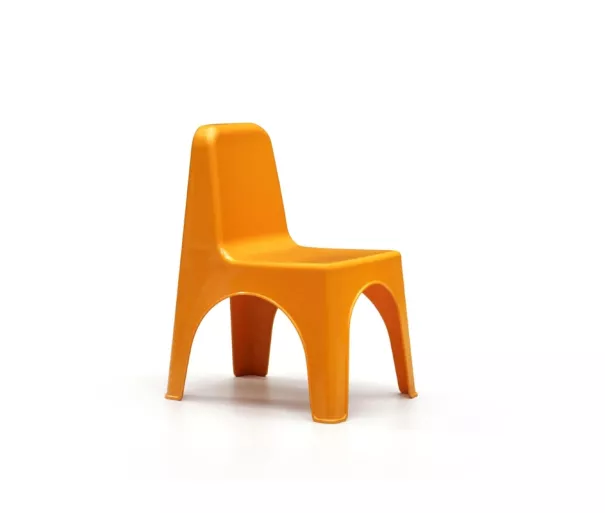Vaikiška kėdutė Mida asorti, šviesiai mėlyna/žalia/rožinė/oranžinė