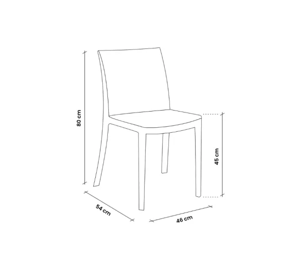 Garden chair Volga green