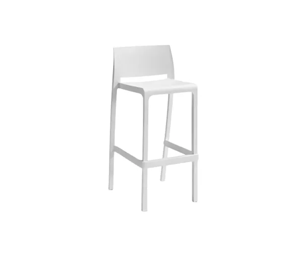 Sodo baro kėdė „Volga Stool 65“, 50x49x89cm, balta