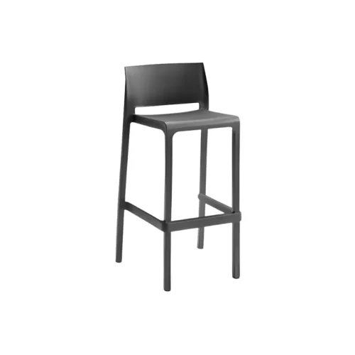 Garden bar stool Volga Stool 75 50x50x99cm gray