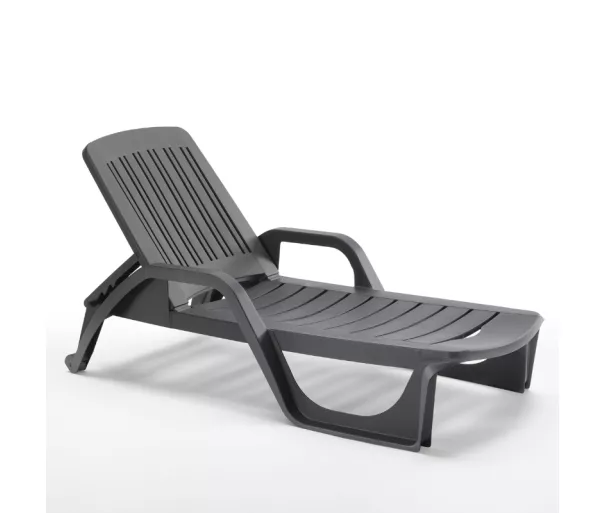 Sun lounger Zanzibar grey