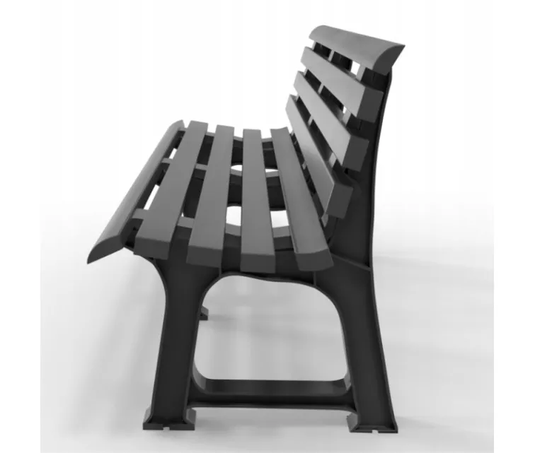 Garden bench Olimpia 150x53x77cm grey