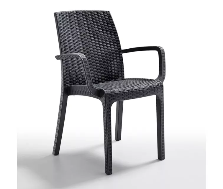 Dārza krēsls Indiana pelēks