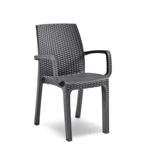 Dārza krēsls Verona Armchair melns
