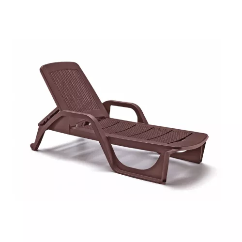 Sauļošanās krēsls Nilo brūns