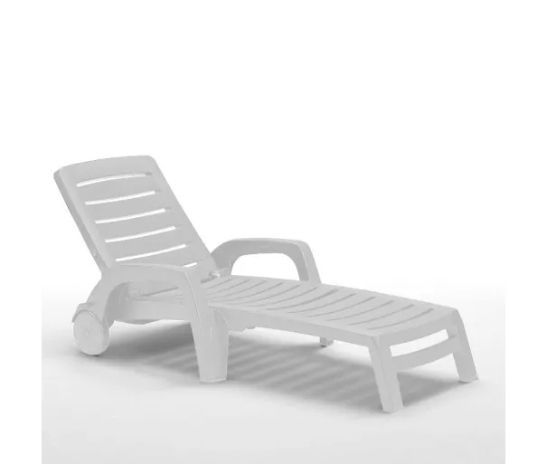 Riva sun lounger white
