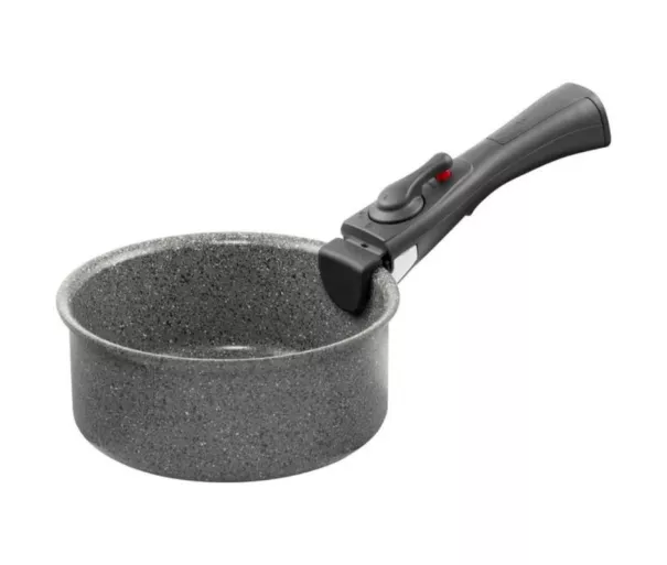 Set of 3 Torre pans Ø24cm, Ø28cm and sauce pan Ø16cm + 3 removable handles