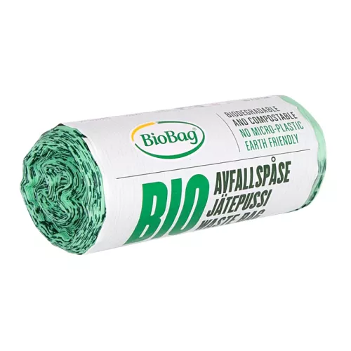 Compostable garbage bags BioBag 6L (30 pcs. per roll) 15mkr. 36x37cm green