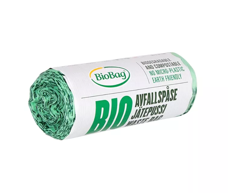 Compostable garbage bags BioBag 6L (30 pcs. per roll) 15mkr. 36x37cm green
