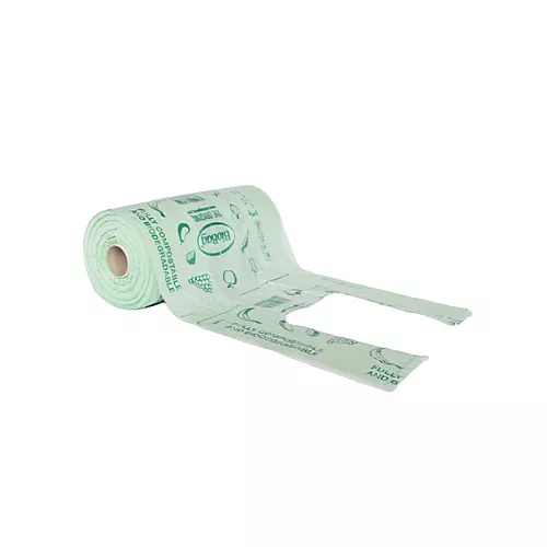 Compostable bags for vegetables and fruits BioBag (300 pcs. per roll) 13mkr. 34x42cm green